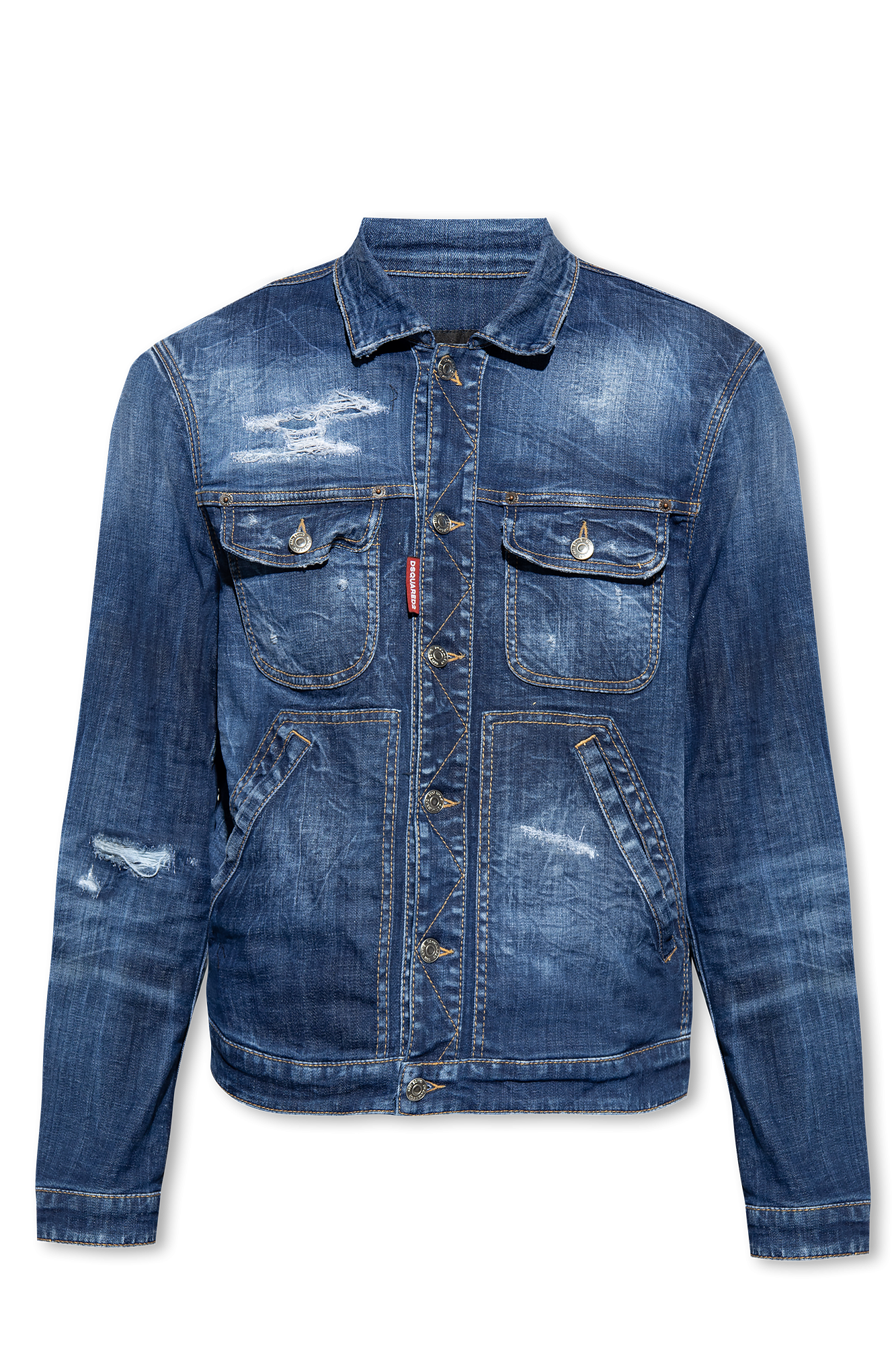 Navy blue Denim jacket Dsquared2 - Vitkac GB